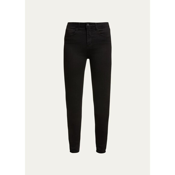 L'AGENCE Black Margot High Rise Skinny Jeans Size 27 x 26 - Picture 2 of 9